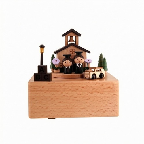 Holzspieluhr handbetrieben - holzspieluhr,