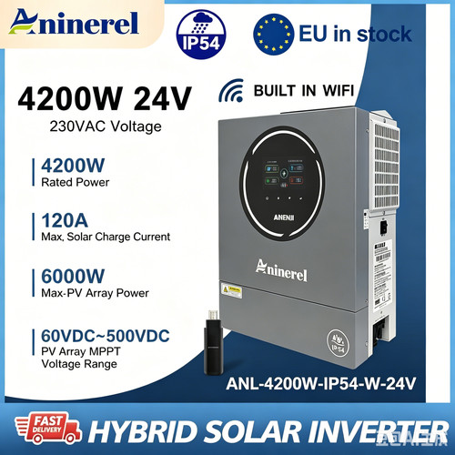 4200w 24v solar - 24v, wechselrichter