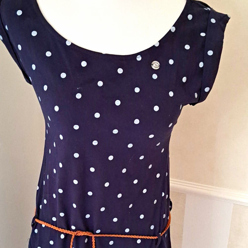 Ragwear shiftkleid blau weiß - ragwear, blau/weiß