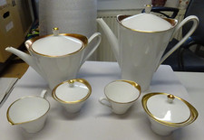 °6 tlg. Kaffee-/Teeservice  Hutschenreuther Goldrand Service Hohenberg 03630