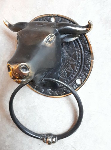 15cm metall bronze türklopfer - metall,