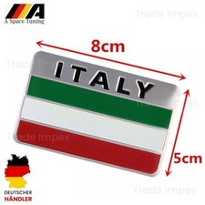 Italien Flagge 3D Aufkleber Emblem Italy Fahne Logo Sticker Auto Motorrad Boot