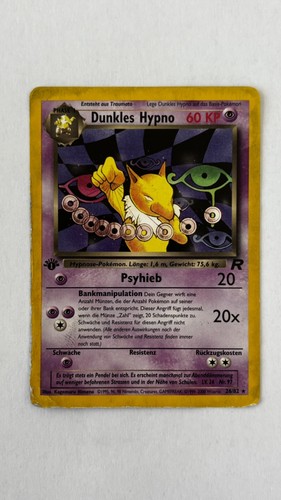 Pokemon karte dunkles hypno - dunkles,