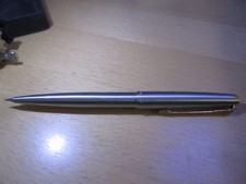 60er Jahre Parker 45 Flighter Druckbleistift - Edelstahl & Goldrand