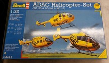 Revell 04441 ADAC Helicopter-Set EC135, Bo 105, BK 117, Maßstab 1/32