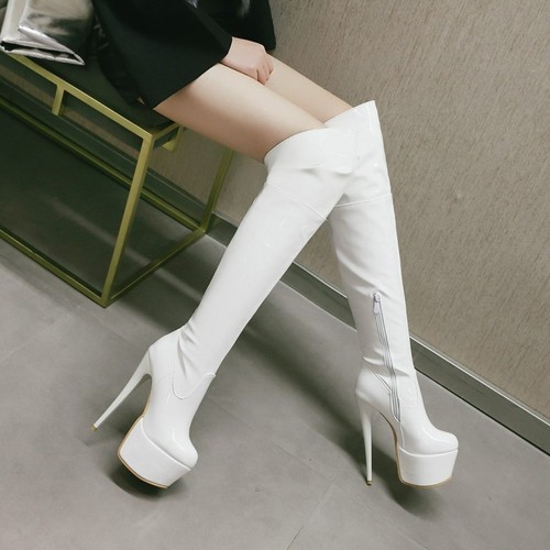 Damen plateau stilettoabsatz - plateau,