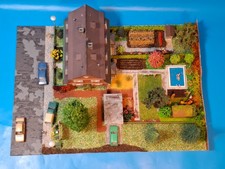 H0 Diorama "Vorstadt-Idylle" ca. 42 x 30 cm - Ansehen...