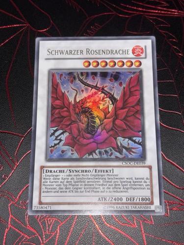 Schwarzer rosendrache - schwarzer,