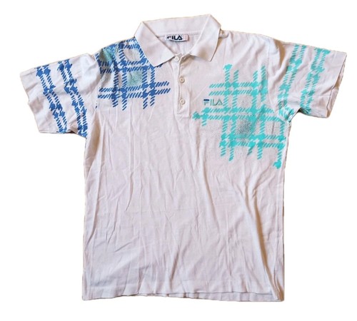 Fila 90s vintage tennis polo - vintage,