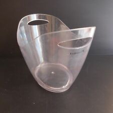 Eimer Wein- Bouquet Art Tisch Champagner Plexiglas Vintage Deko Xx France N3969