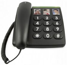 Doro PhoneEasy 331ph Schnurgebunden Senioren Tischtelefon Schwarz Foto Telefon