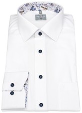 Marvelis Hemd Comfort Fit Kentkragen Kontrastknöpfe weiß - ohne OVP