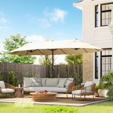 Outsunny Doppelsonnenschirm