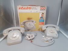 Stabo Telefon mit Klingel,Kindertelefon,Nr.50001 mit Karton,Vintage 70er Jahre 