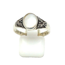 622. schöner Perlmutt Ring