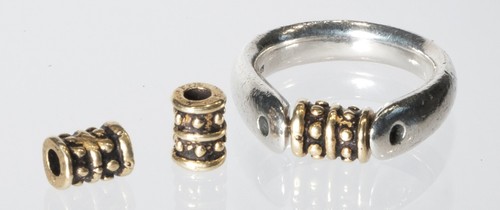Metallene vergoldete rolle - metallene,