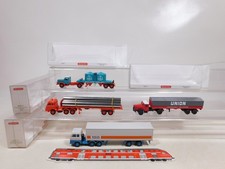 4x Wiking H0 1:87 LKW Henschel