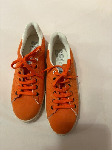 Orangefarbene damensneaker - damensneaker, gr