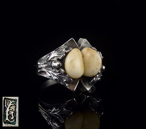 Alter silberring mit - alter,