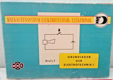 DDR Baukasten System Elektrotechnik Elektronik Grundlagen vollständig #096
