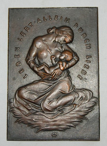 Plakette mutter mit kind - plakette,