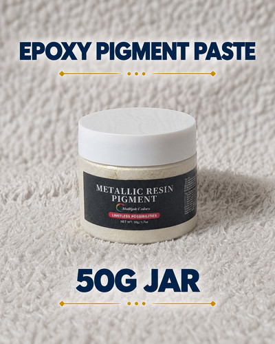 50g weißgold harz pigment - 50g,