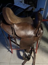 Schicker Westernsattel Reiten Restaurant Deko Cowboy Western