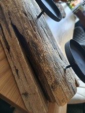 Adventskranz Massiv Holz Treibholz Und Metall Deko