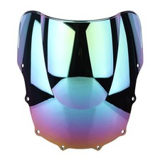 1x Moto Windshield Wind Screen for Kawasaki ZZR400 1993-2007 Deep-Iridium