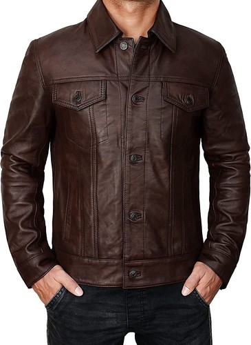 Herren vintage echt leder - herren,