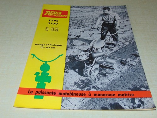 Prospekt brochure motorhacke - brochure,