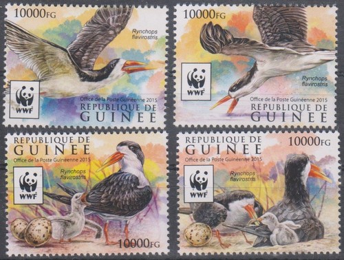 Vögel wwf guinea postfrisch - vögel,
