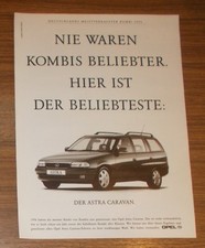 Seltene Werbung OPEL ASTRA