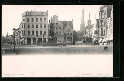 Ansichtskarte lübeck - ansichtskarte,