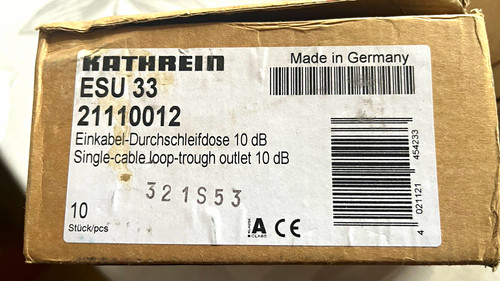Kathrein sat anschlussdose esu - anschlussdose,