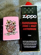 Original ZIPPO Heart Flowers