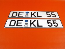 altes Kennzeichen Nummernschild DE Dessau Garage Werkstatt Deko