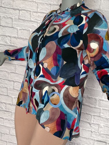 Bluse shirtbluse bunt - bluse,