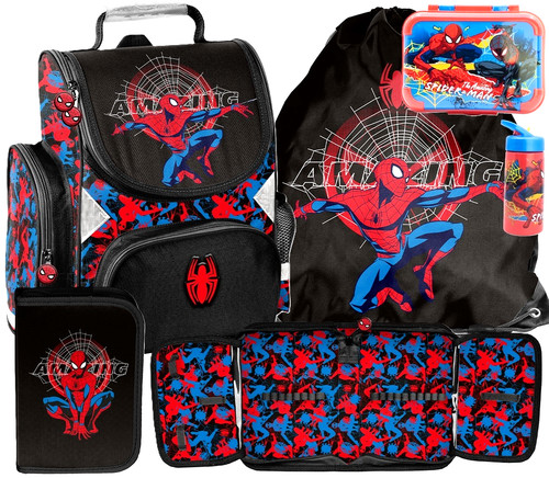 Spiderman schulranzen set - spiderman,