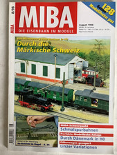 ✅  Literatur  MIBA Modellbahn 8/98 Durch die Märkische Schweiz (GM03-2)