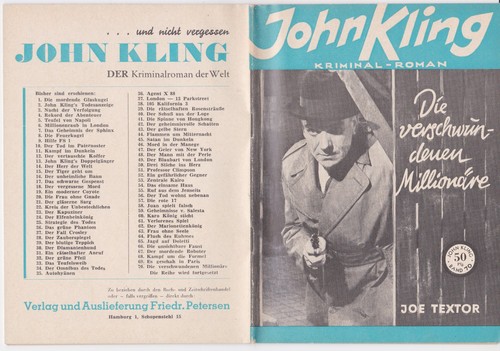 John kling 70 - nr., "die