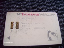 TELEKARTE INTERNATIONAL   MODUL  10  !!!!  Zustand siehe Fotos, sehr selten aus 