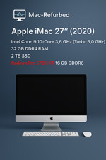 Apple iMac 27" 2020 i9 3.6GHz