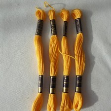 Sticktwist von Anchor 4x gelb 302