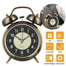 XXL Metall Retro Glockenwecker