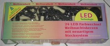 24 LED Farbwechsel Weihnachtskerzen mit neuartigen Stecksystem