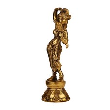 Messing Apsara schaut in Glas