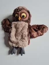 IKEA Vandring Uggla Eule Handpuppe Kuscheltier Stofftier Plüschtier ca. 25cm