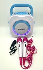 Dynasonic DK 201 Karaoke Lautsprecher 2 Mikrofone Bluetooth für Kinder - TOP