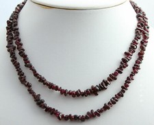 Granat edelsteinkette endlos - granat,